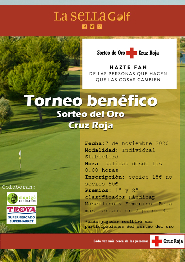 TORNEO BENEFICO SORTEO DEL ORO CRUZ ROJA